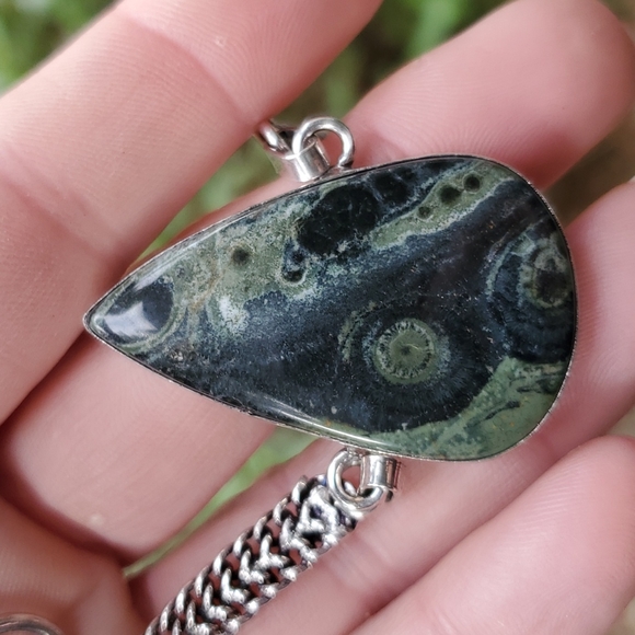 New Kambaba Jasper 925 Silver Bracelet. - Picture 10 of 15